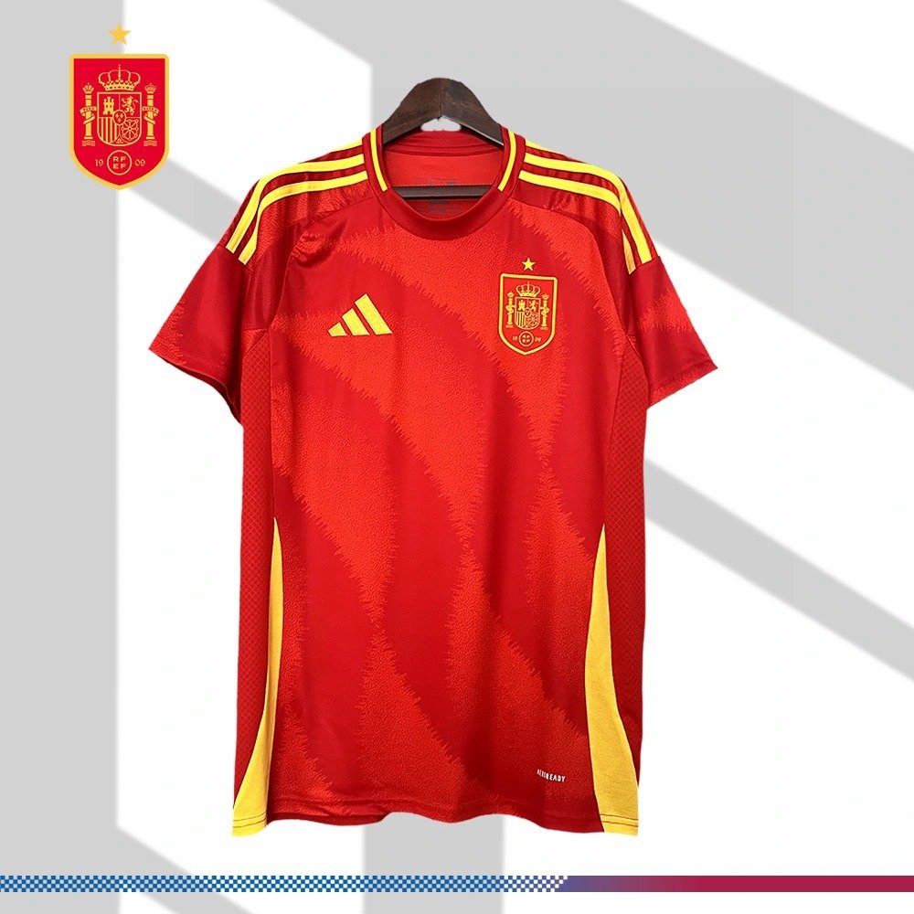 2024_2025 Spain Home Football Shirt (Fan Edition)
