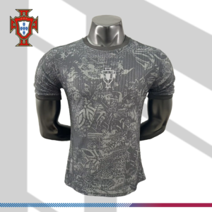 2024_2025 Portugal Black Grey Special Edition Football Jersey (Player Edition)