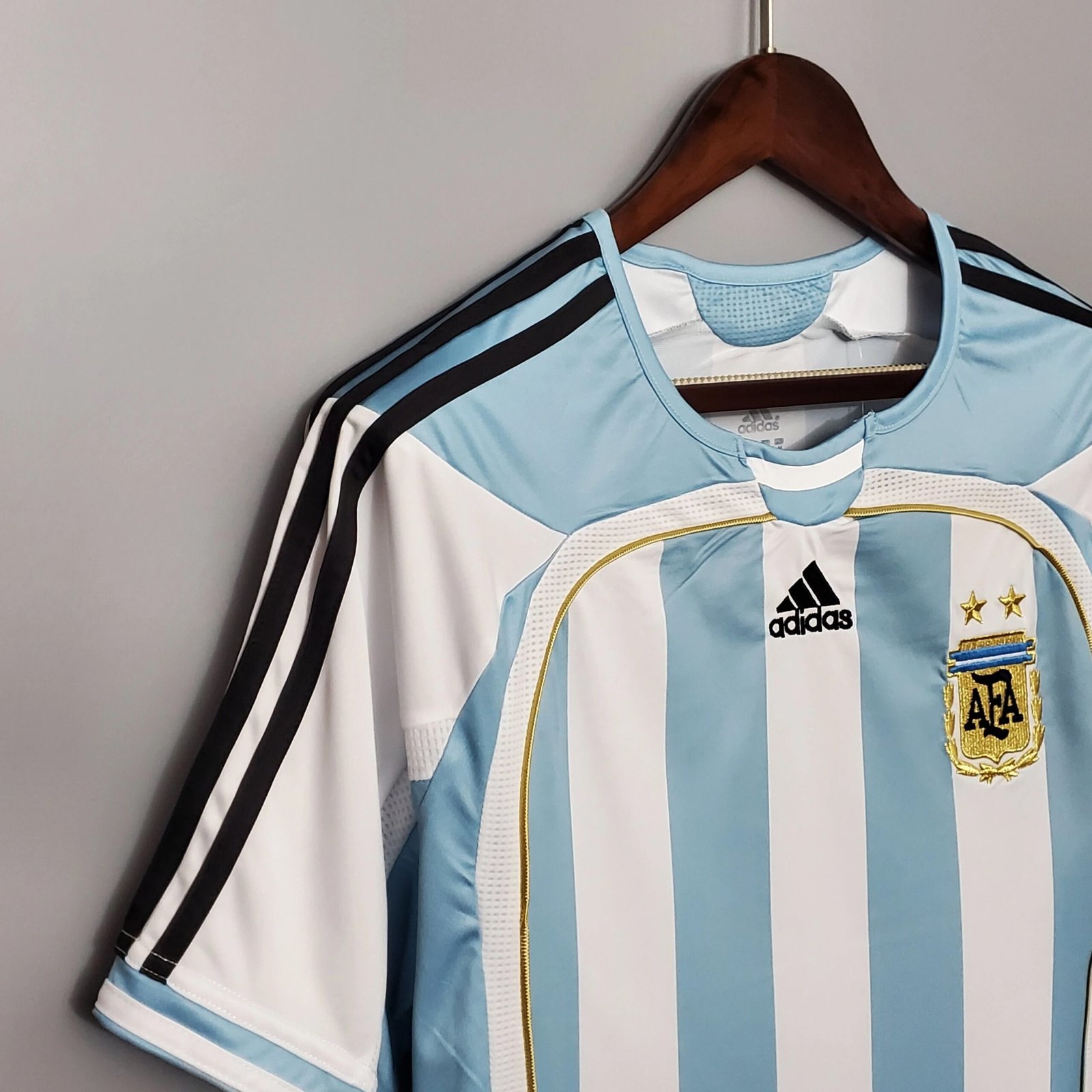 2006 Argentina World Cup Home Retro Football Shirt - Image 4