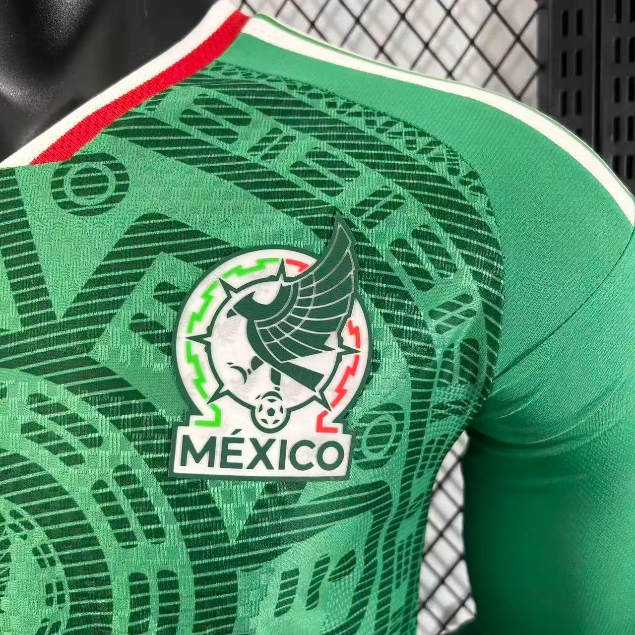 2025_2026 Mexico Home Long sleeves Football Shirt (Player Edition) - Image 7