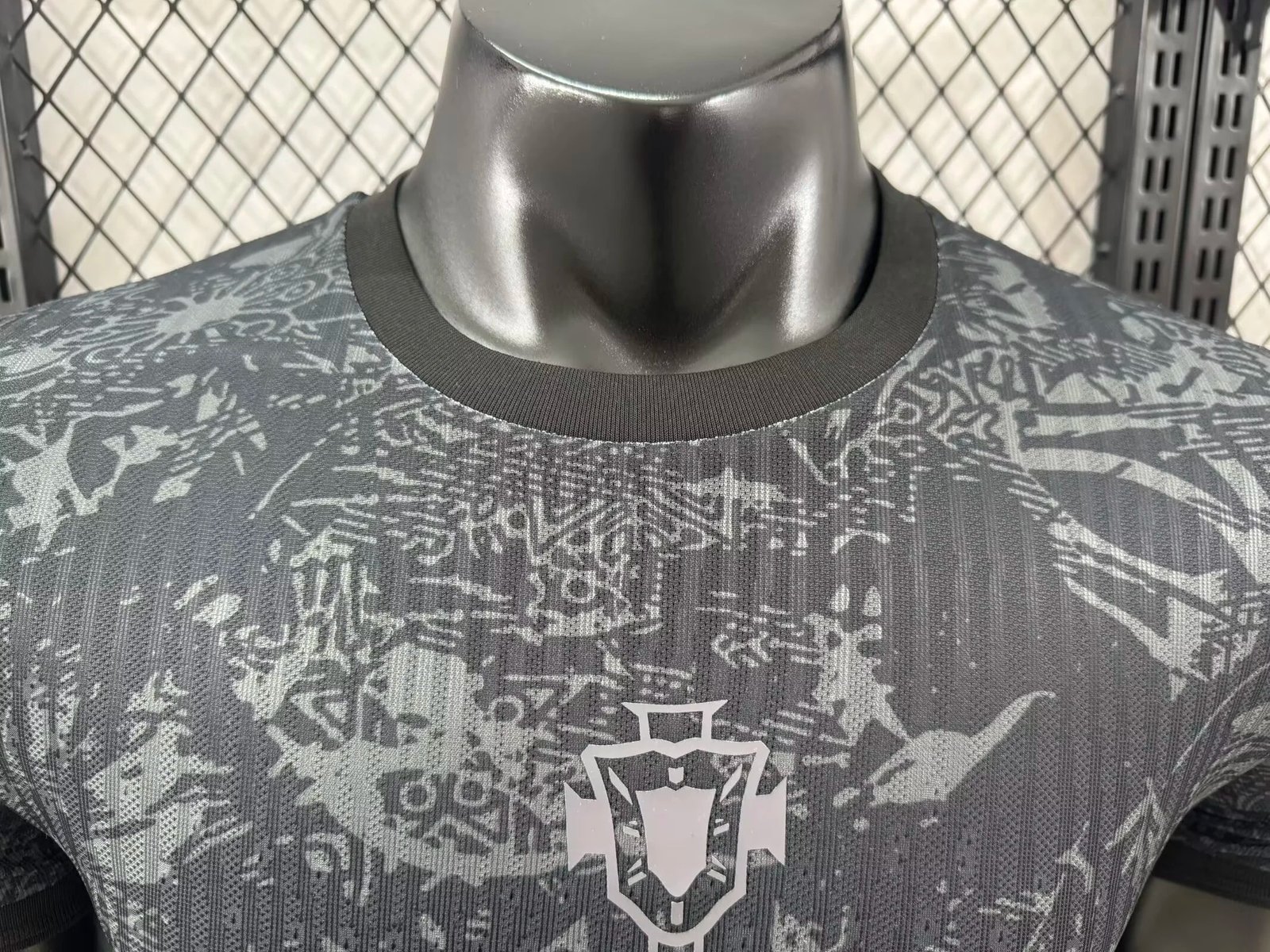 2024_2025 Portugal Black Grey Special Edition Football Jersey (Player Edition) - Image 7
