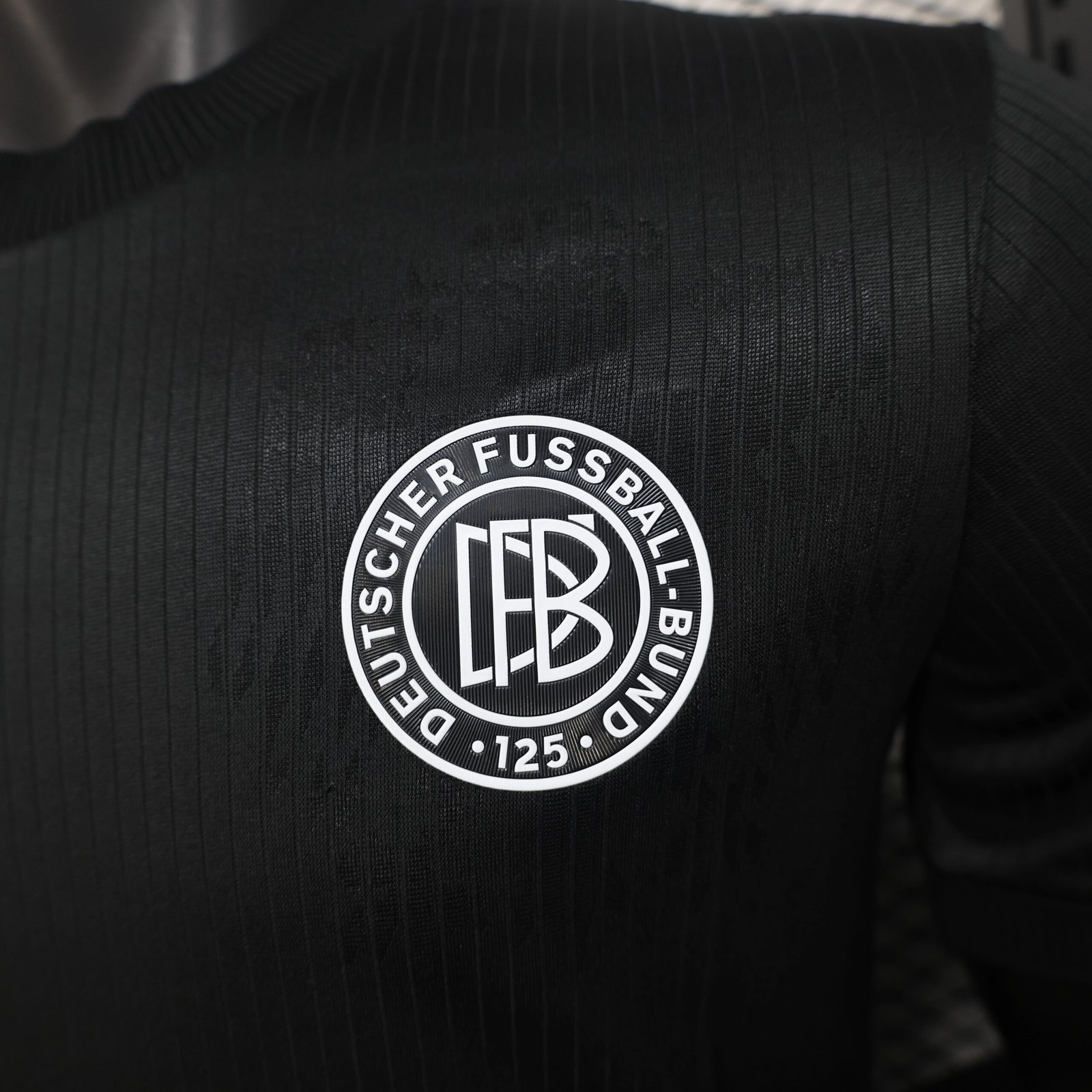 2025_2026 Germany 125th Anniversary Edition Black Football Shirt (Player Edition) - Image 6