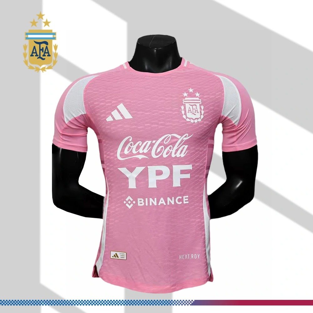 2025_2026 Argentina Pink Special Edition Football Shirt (Player Edition)