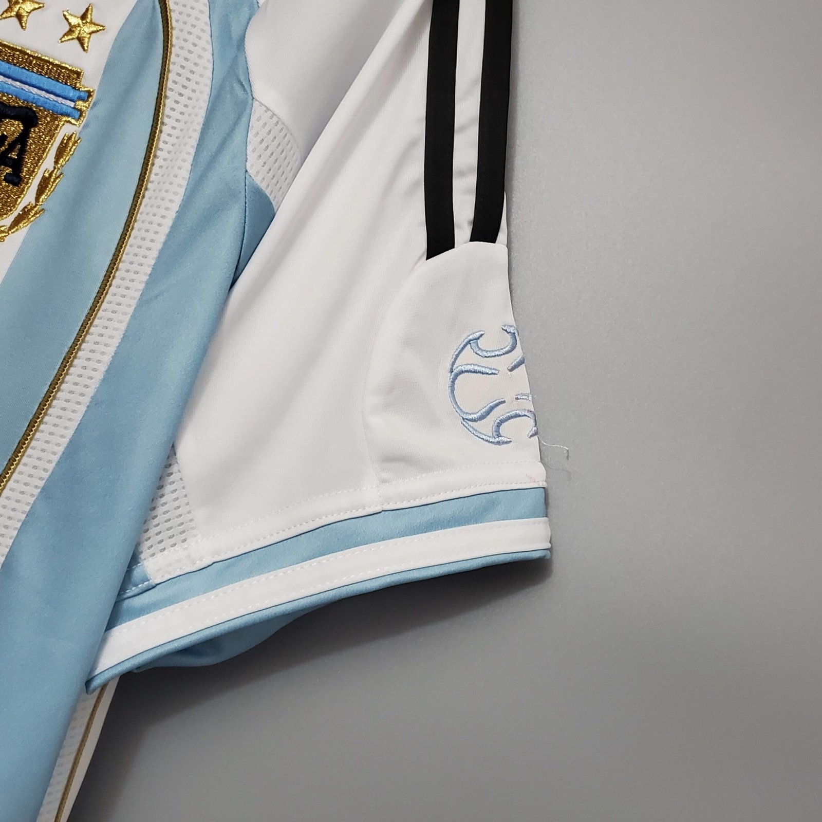 2006 Argentina World Cup Home Retro Football Shirt - Image 8