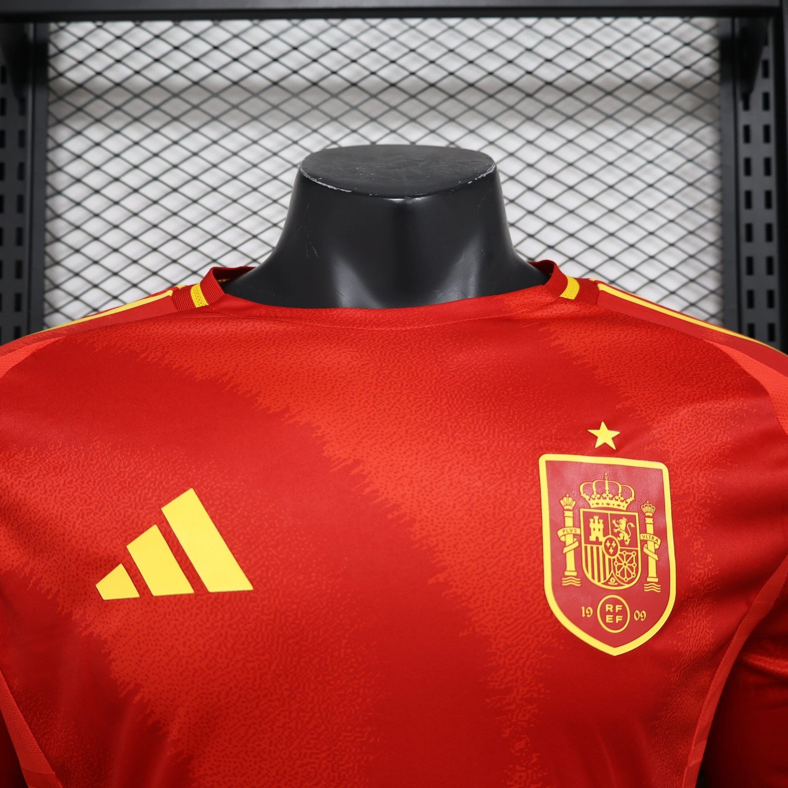 2024 Spain Home Long Sleeve Football Shirt (Player Edition) - Image 5