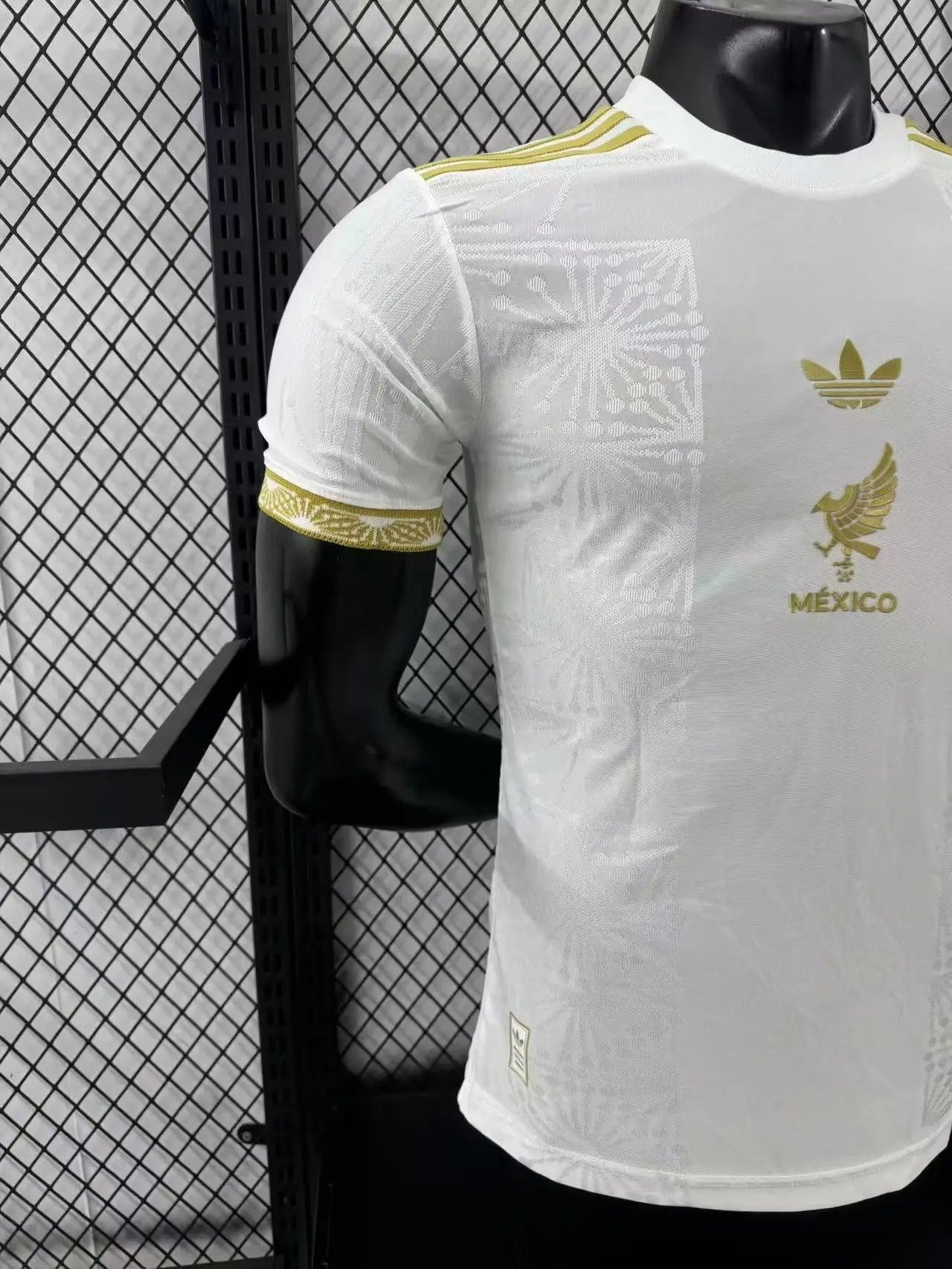 2025_2026 Mexico Golden Cup White Special Edition Football Shirt (Player Edition) - Image 4