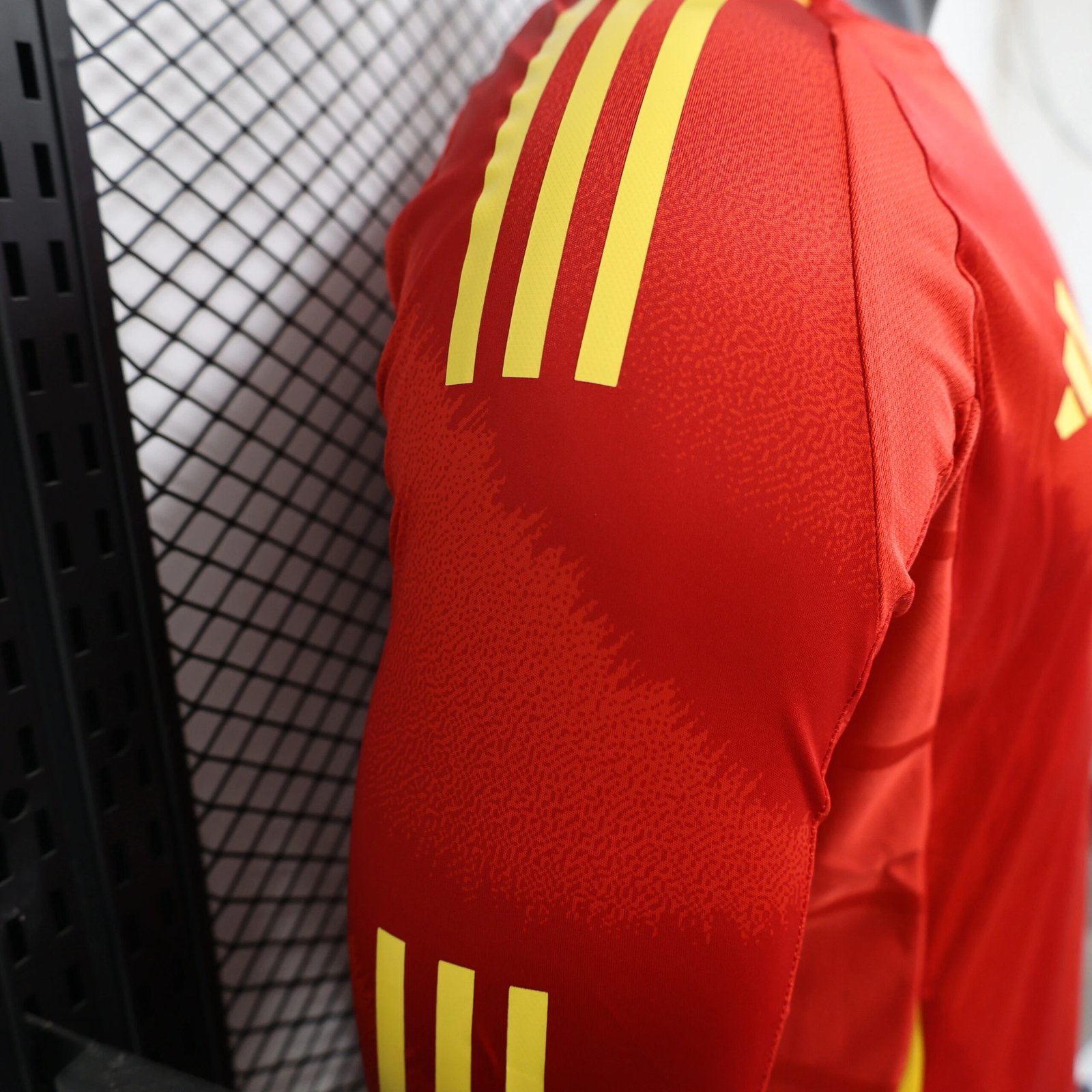 2024 Spain Home Long Sleeve Football Shirt (Player Edition) - Image 3