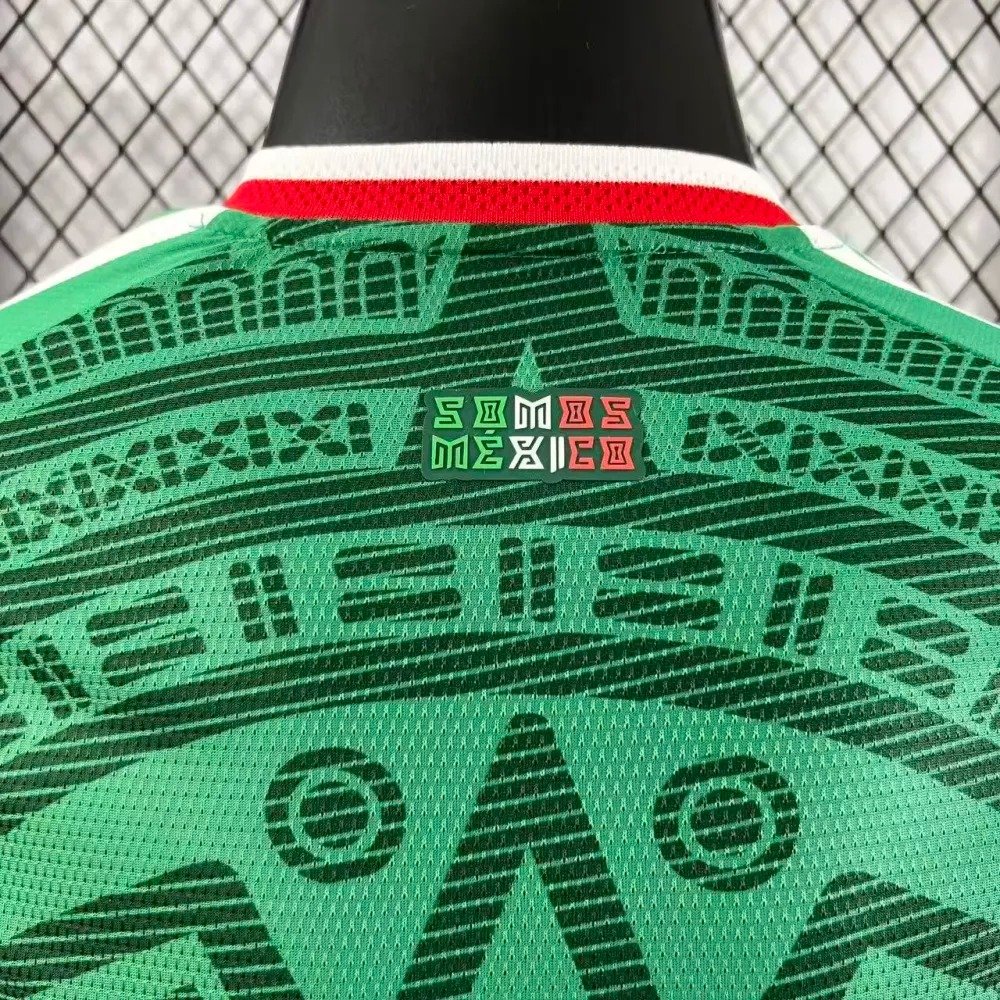 2025_2026 Mexico Home Long sleeves Football Shirt (Player Edition) - Image 5